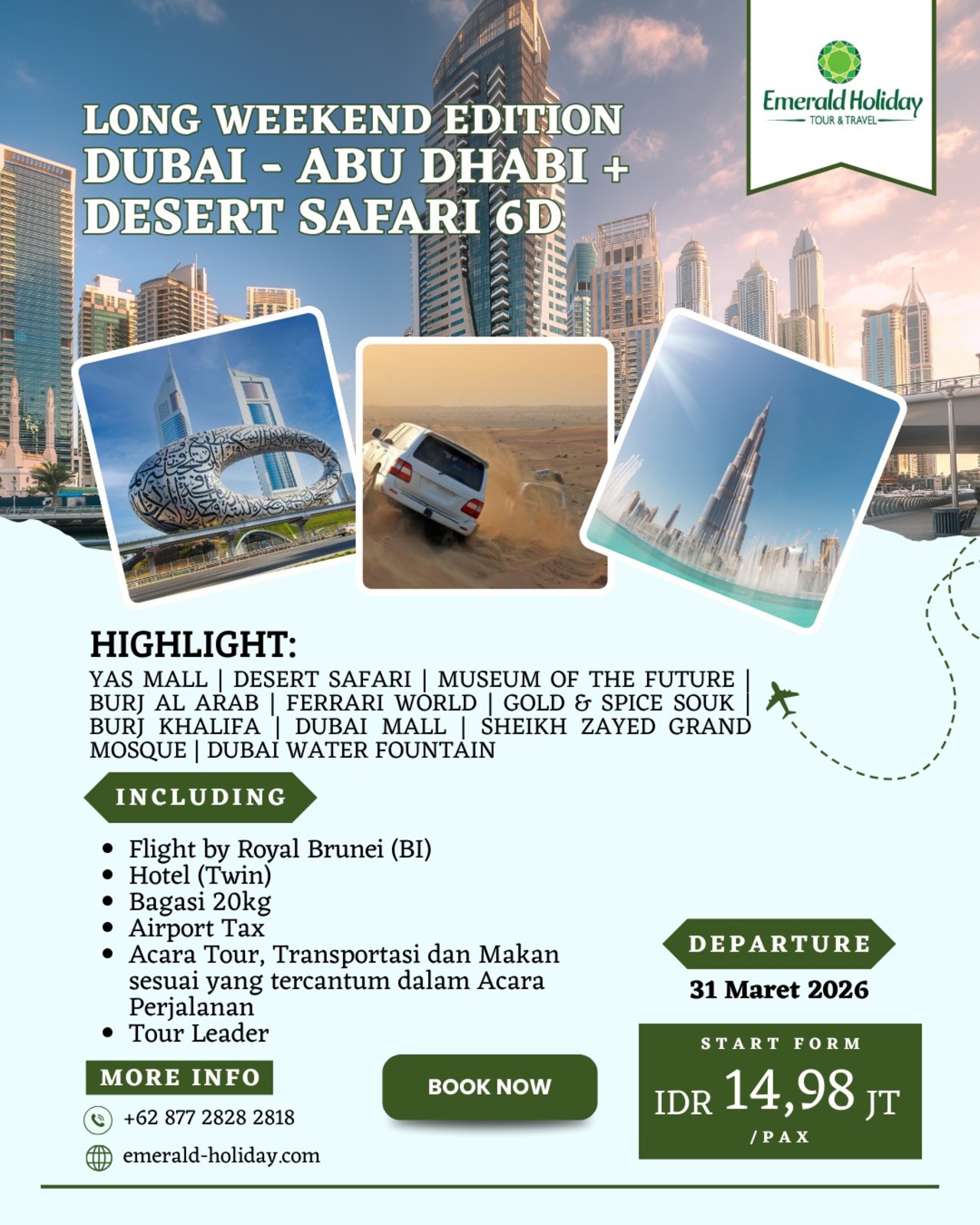 LONG WEEKEND EDITION DUBAI